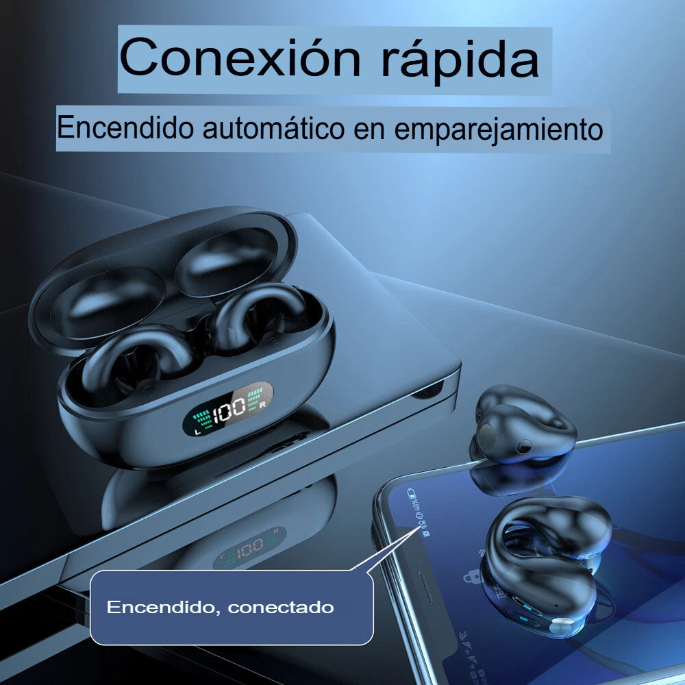 ClipWave Pro "Transforma tu experiencia auditiva con ClipWave Pro. ¡Hazlo tuyo hoy!"