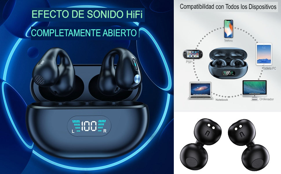 ClipWave Pro "Transforma tu experiencia auditiva con ClipWave Pro. ¡Hazlo tuyo hoy!"